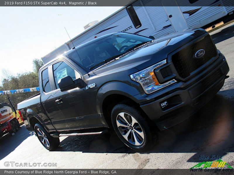 Magnetic / Black 2019 Ford F150 STX SuperCab 4x4