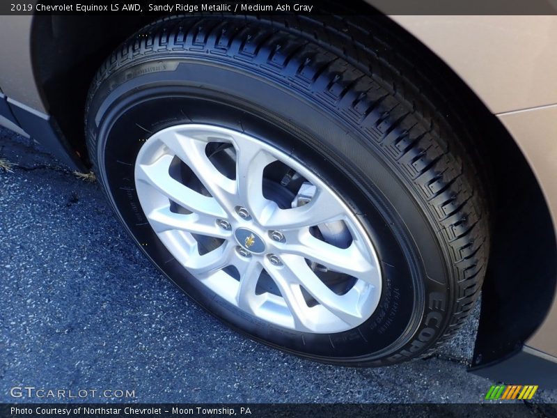 Sandy Ridge Metallic / Medium Ash Gray 2019 Chevrolet Equinox LS AWD