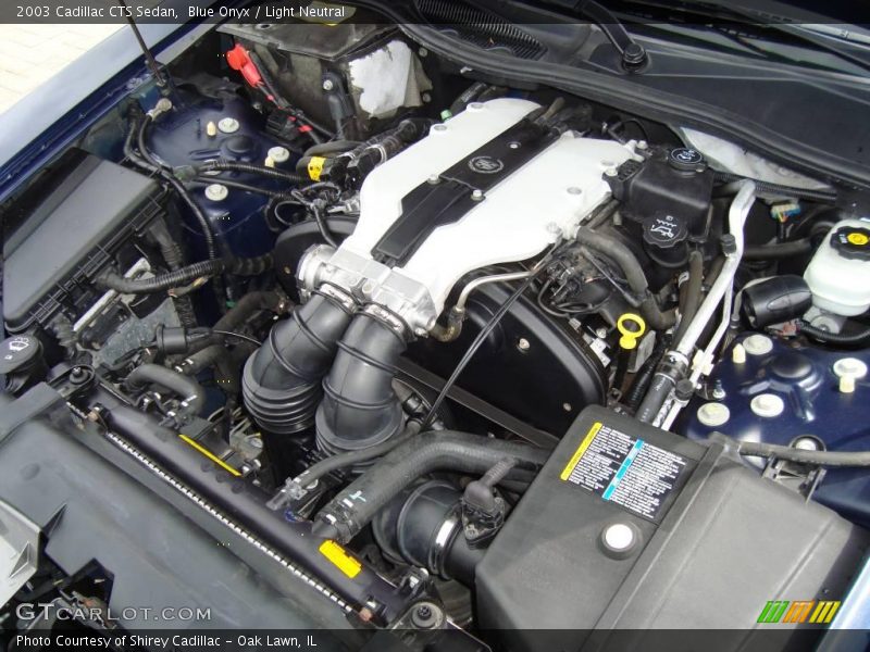 Blue Onyx / Light Neutral 2003 Cadillac CTS Sedan