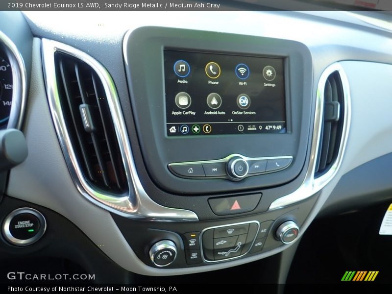 Sandy Ridge Metallic / Medium Ash Gray 2019 Chevrolet Equinox LS AWD