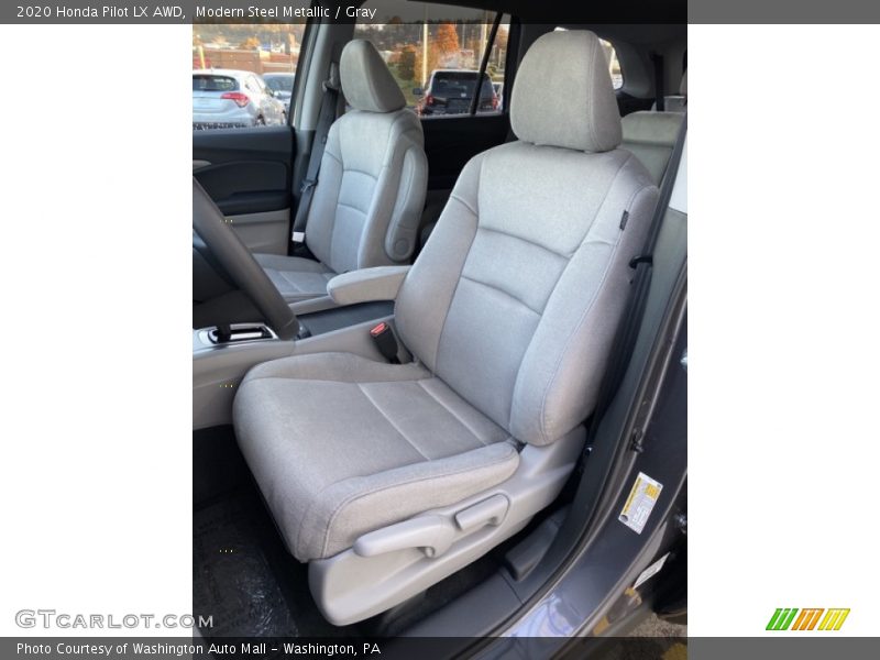 Modern Steel Metallic / Gray 2020 Honda Pilot LX AWD