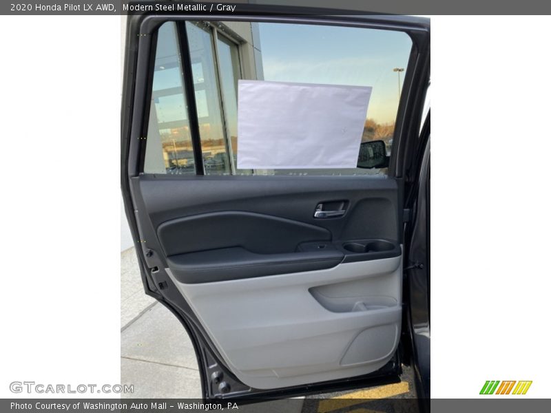 Modern Steel Metallic / Gray 2020 Honda Pilot LX AWD