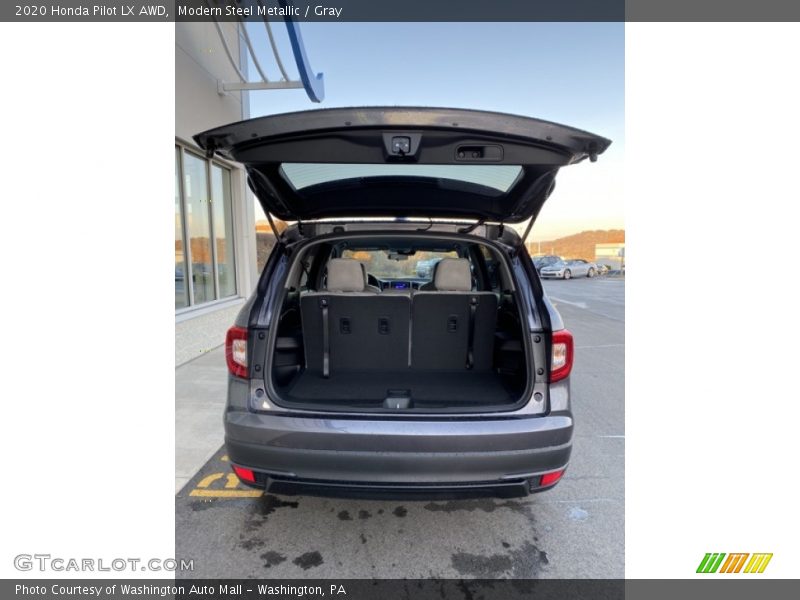 Modern Steel Metallic / Gray 2020 Honda Pilot LX AWD