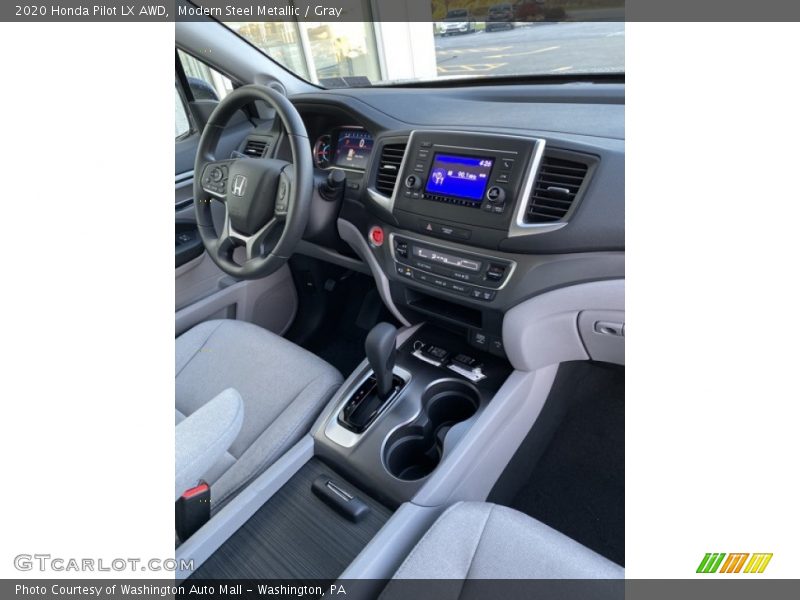 Modern Steel Metallic / Gray 2020 Honda Pilot LX AWD