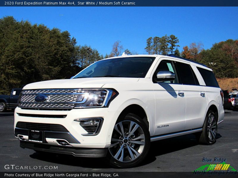 Star White / Medium Soft Ceramic 2020 Ford Expedition Platinum Max 4x4