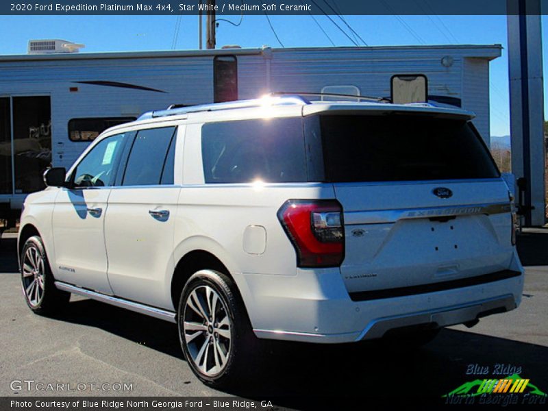 Star White / Medium Soft Ceramic 2020 Ford Expedition Platinum Max 4x4