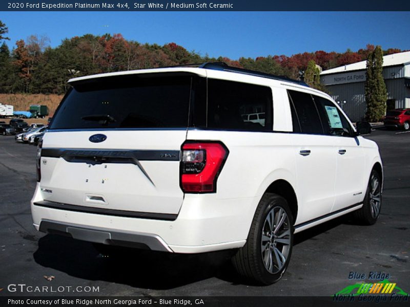 Star White / Medium Soft Ceramic 2020 Ford Expedition Platinum Max 4x4