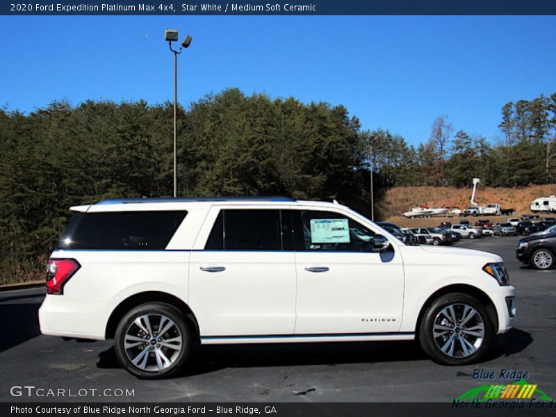 Star White / Medium Soft Ceramic 2020 Ford Expedition Platinum Max 4x4