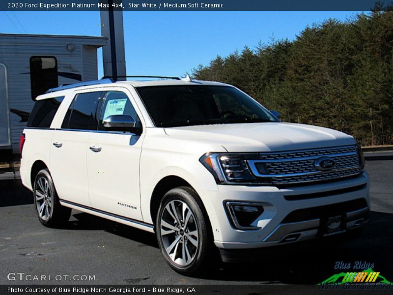 Star White / Medium Soft Ceramic 2020 Ford Expedition Platinum Max 4x4