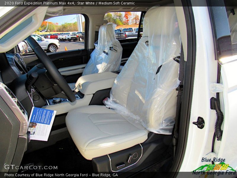 Star White / Medium Soft Ceramic 2020 Ford Expedition Platinum Max 4x4