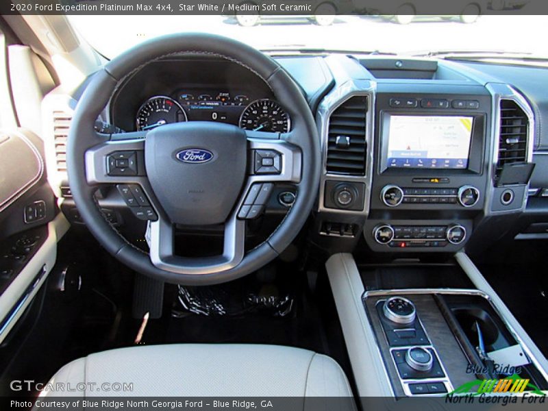 Star White / Medium Soft Ceramic 2020 Ford Expedition Platinum Max 4x4