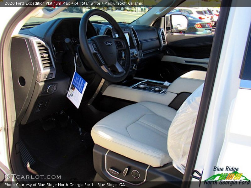 Star White / Medium Soft Ceramic 2020 Ford Expedition Platinum Max 4x4