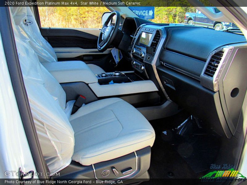 Star White / Medium Soft Ceramic 2020 Ford Expedition Platinum Max 4x4