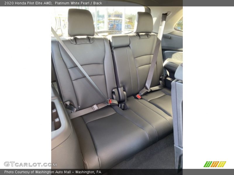 Platinum White Pearl / Black 2020 Honda Pilot Elite AWD