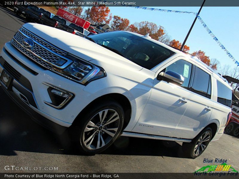 Star White / Medium Soft Ceramic 2020 Ford Expedition Platinum Max 4x4