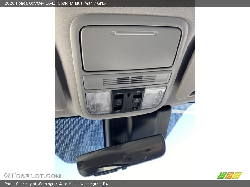 Obsidian Blue Pearl / Gray 2020 Honda Odyssey EX-L