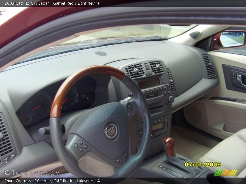 Garnet Red / Light Neutral 2003 Cadillac CTS Sedan