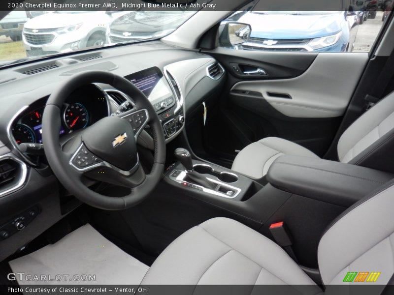 Midnight Blue Metallic / Ash Gray 2020 Chevrolet Equinox Premier AWD