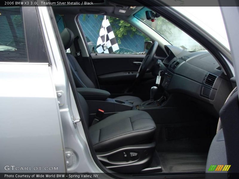 Titanium Silver Metallic / Black 2006 BMW X3 3.0i