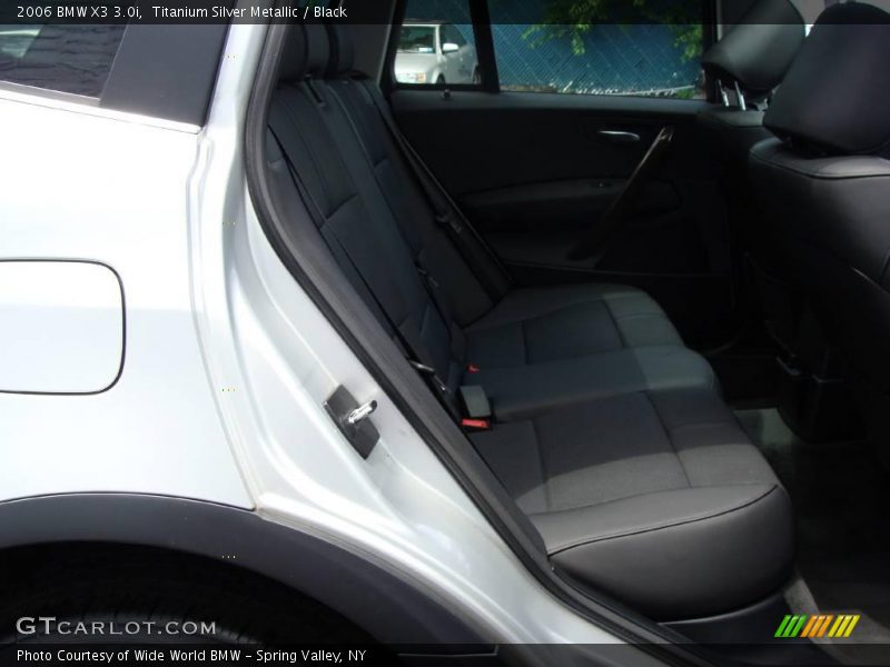 Titanium Silver Metallic / Black 2006 BMW X3 3.0i