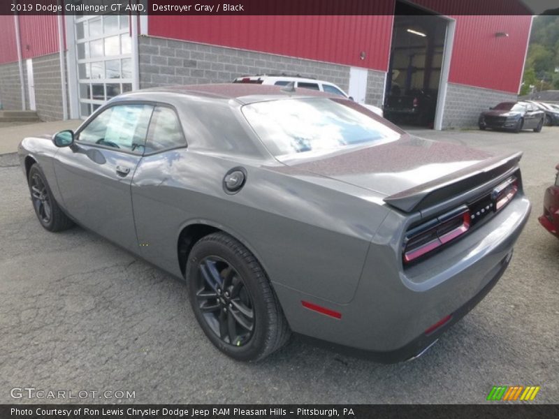 Destroyer Gray / Black 2019 Dodge Challenger GT AWD