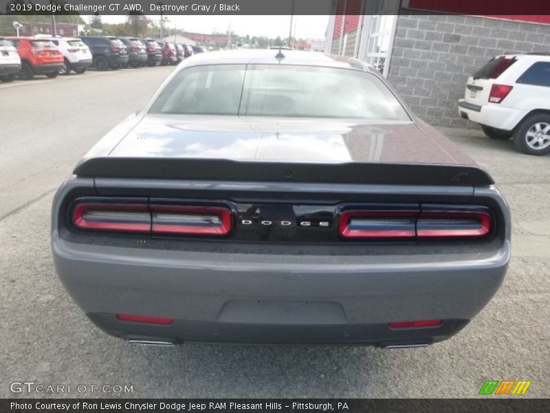 Destroyer Gray / Black 2019 Dodge Challenger GT AWD