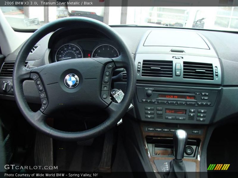Titanium Silver Metallic / Black 2006 BMW X3 3.0i