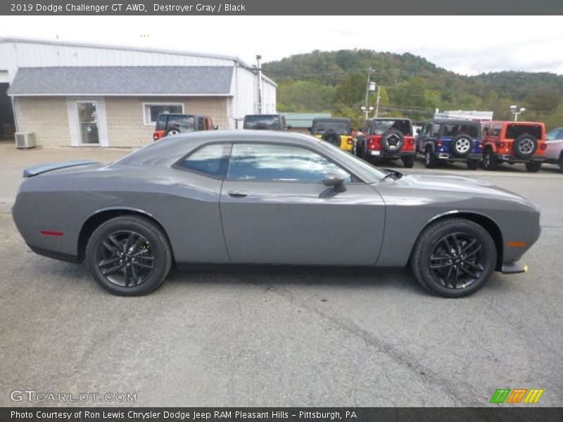 Destroyer Gray / Black 2019 Dodge Challenger GT AWD