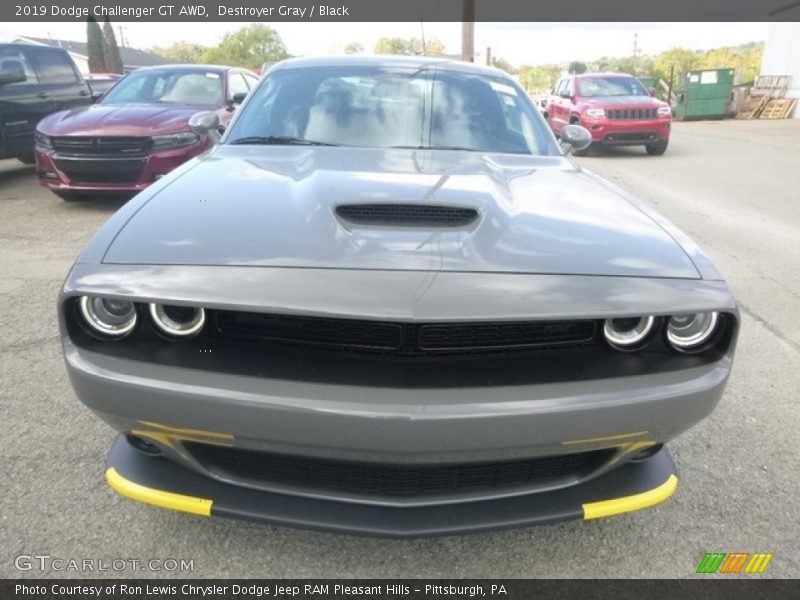 Destroyer Gray / Black 2019 Dodge Challenger GT AWD