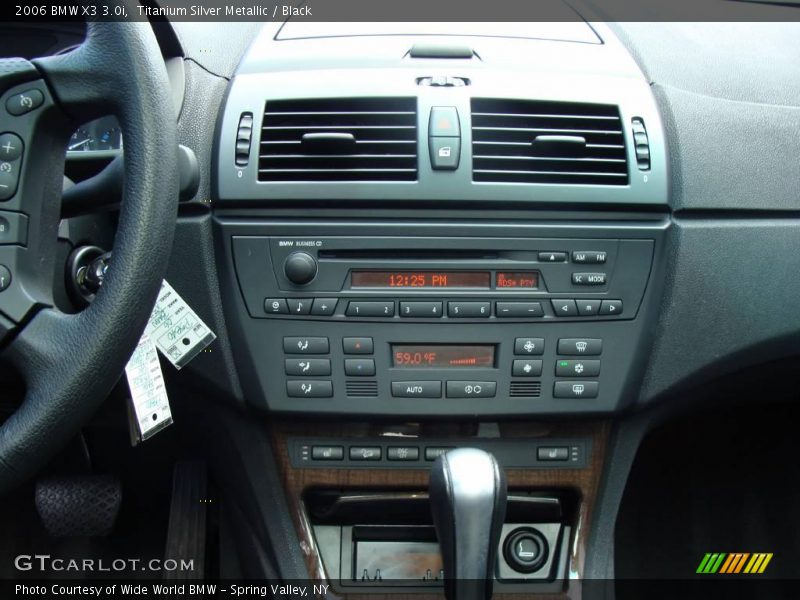 Titanium Silver Metallic / Black 2006 BMW X3 3.0i