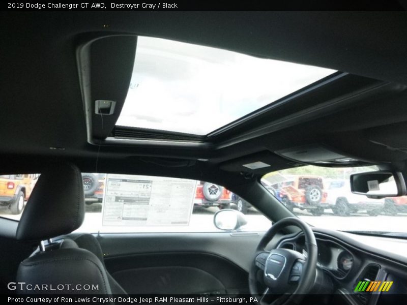 Destroyer Gray / Black 2019 Dodge Challenger GT AWD