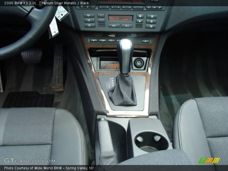 Titanium Silver Metallic / Black 2006 BMW X3 3.0i