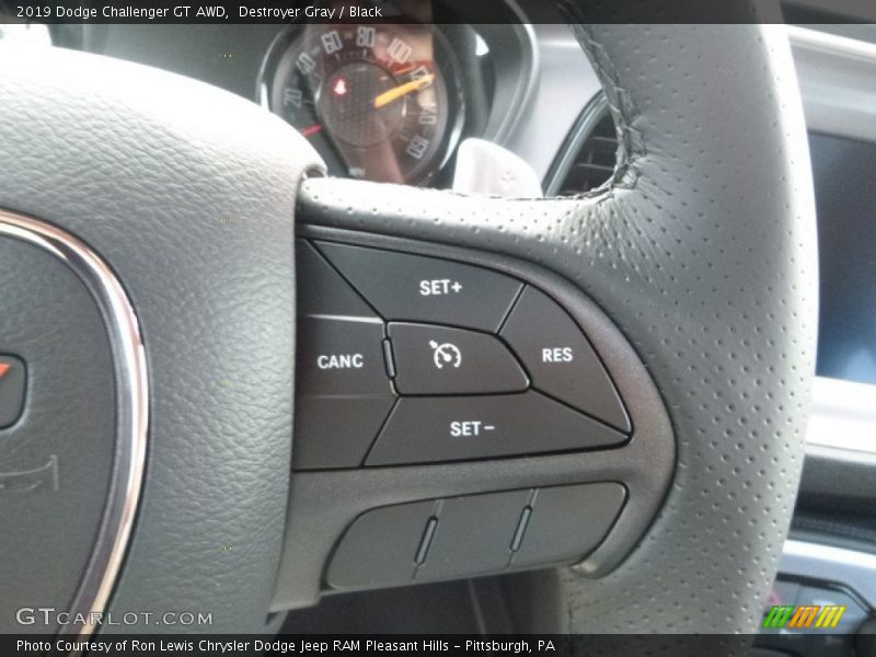 Destroyer Gray / Black 2019 Dodge Challenger GT AWD