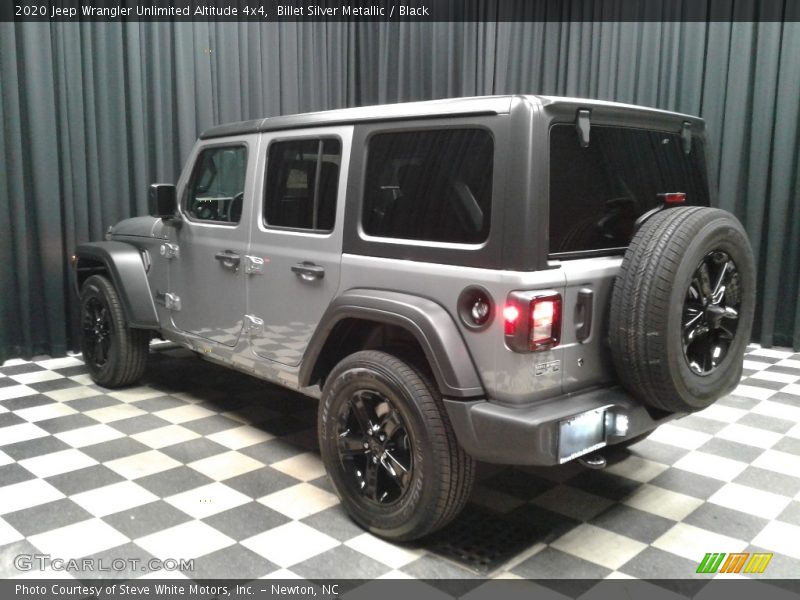 Billet Silver Metallic / Black 2020 Jeep Wrangler Unlimited Altitude 4x4
