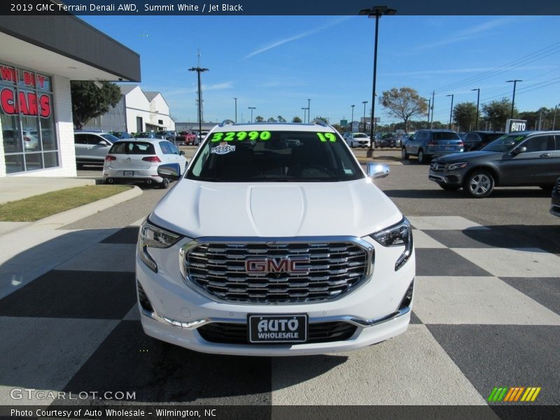 Summit White / Jet Black 2019 GMC Terrain Denali AWD