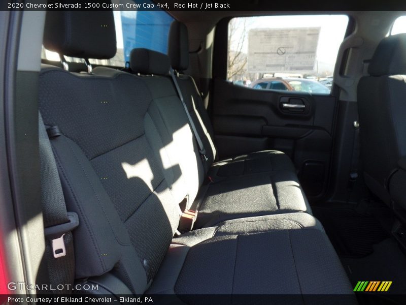 Red Hot / Jet Black 2020 Chevrolet Silverado 1500 Custom Crew Cab 4x4