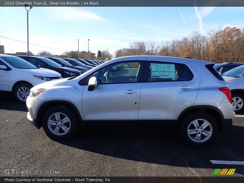 Silver Ice Metallic / Jet Black 2020 Chevrolet Trax LS