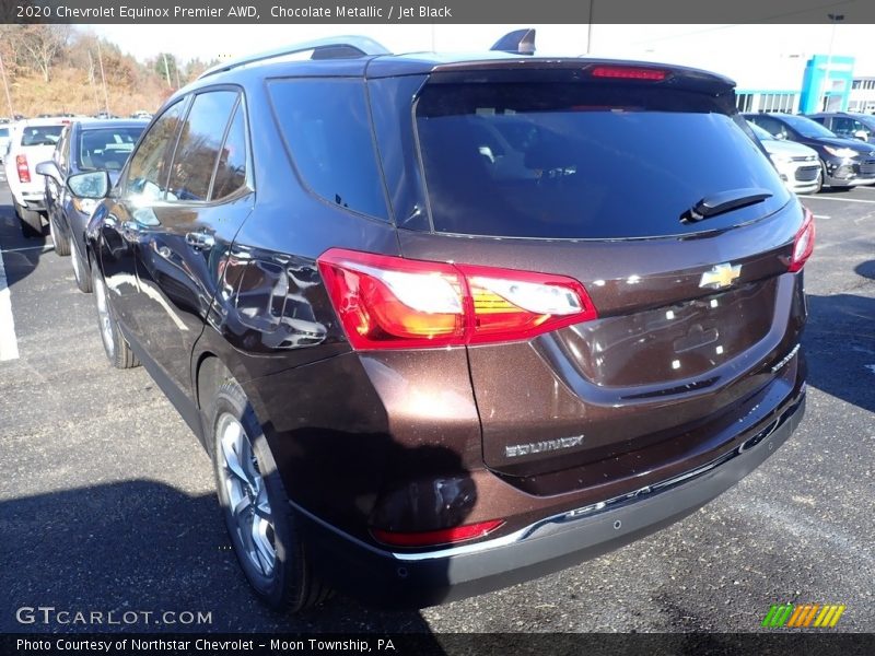 Chocolate Metallic / Jet Black 2020 Chevrolet Equinox Premier AWD