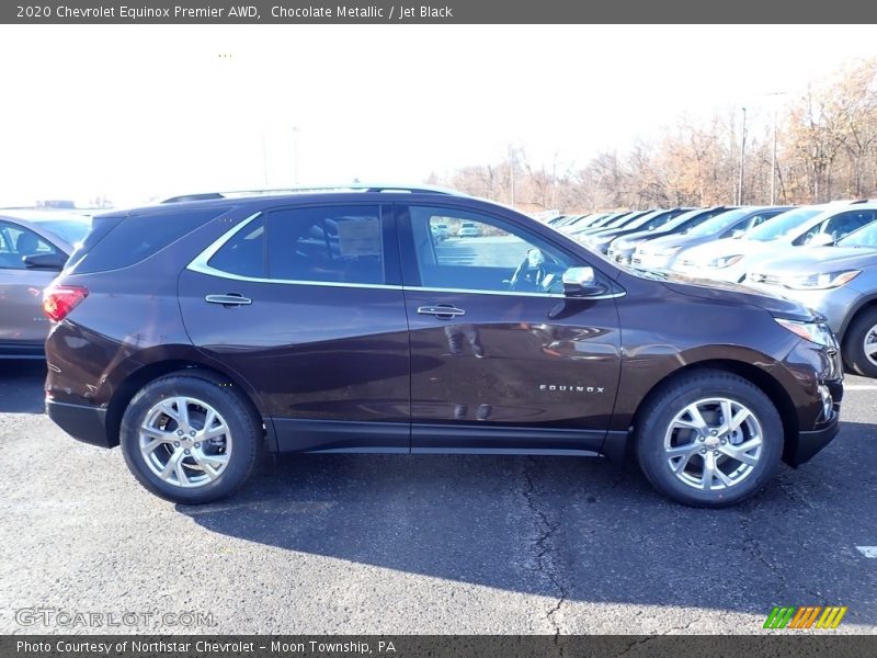Chocolate Metallic / Jet Black 2020 Chevrolet Equinox Premier AWD