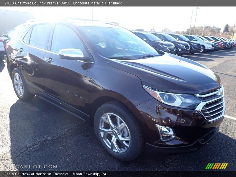 Chocolate Metallic / Jet Black 2020 Chevrolet Equinox Premier AWD