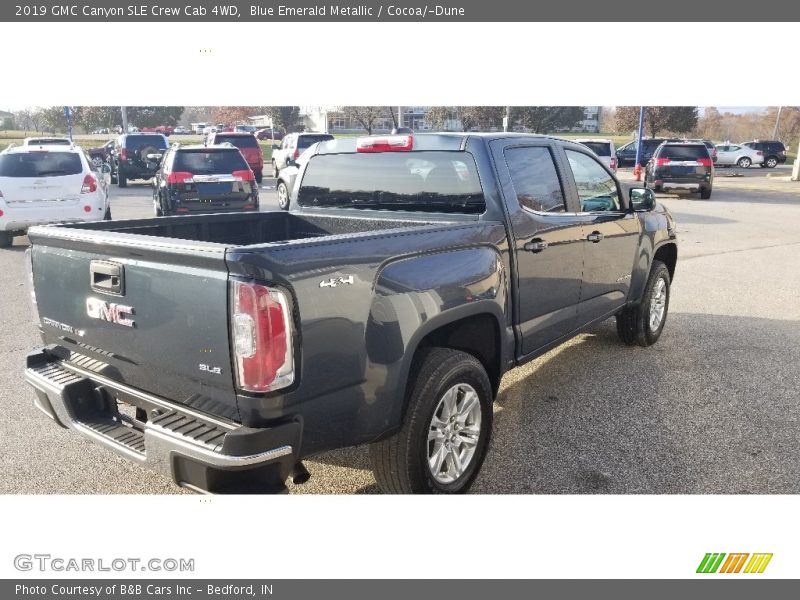 Blue Emerald Metallic / Cocoa/­Dune 2019 GMC Canyon SLE Crew Cab 4WD