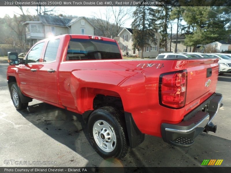 Red Hot / Dark Ash/Jet Black 2019 Chevrolet Silverado 2500HD Work Truck Double Cab 4WD