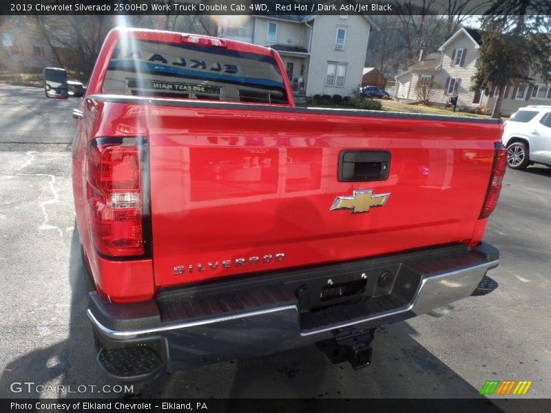 Red Hot / Dark Ash/Jet Black 2019 Chevrolet Silverado 2500HD Work Truck Double Cab 4WD