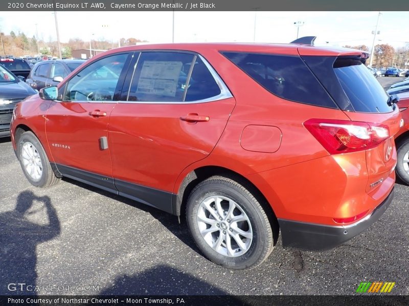 Cayenne Orange Metallic / Jet Black 2020 Chevrolet Equinox LT AWD