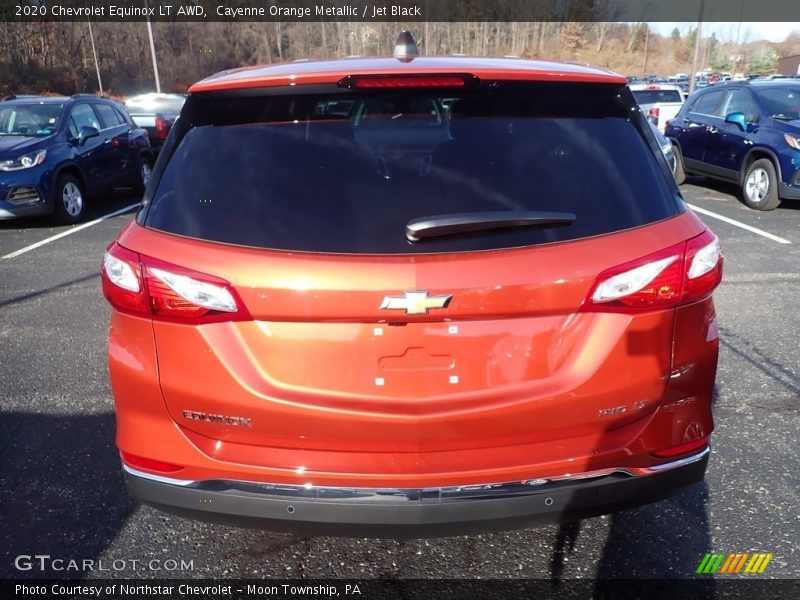 Cayenne Orange Metallic / Jet Black 2020 Chevrolet Equinox LT AWD