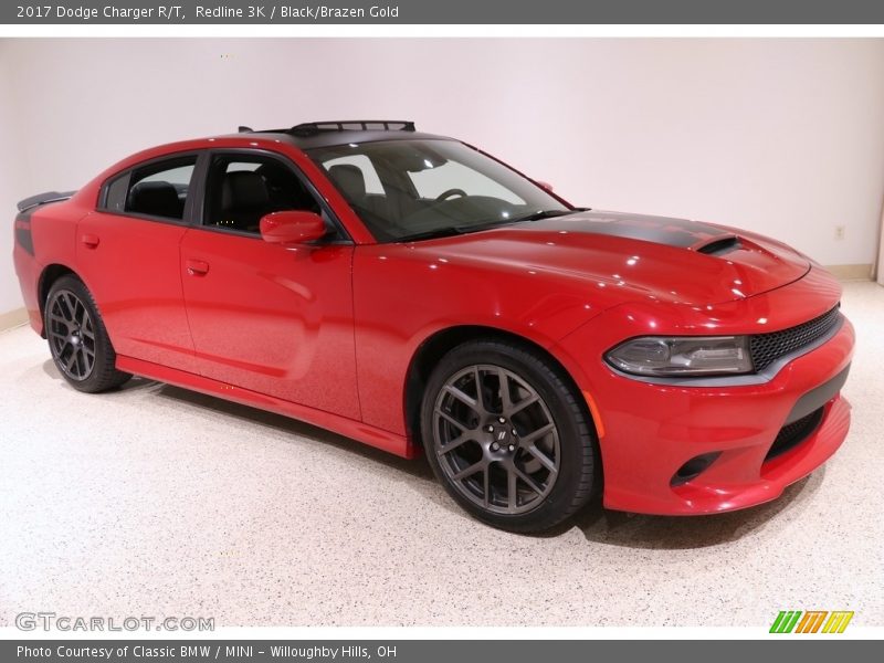 Redline 3K / Black/Brazen Gold 2017 Dodge Charger R/T