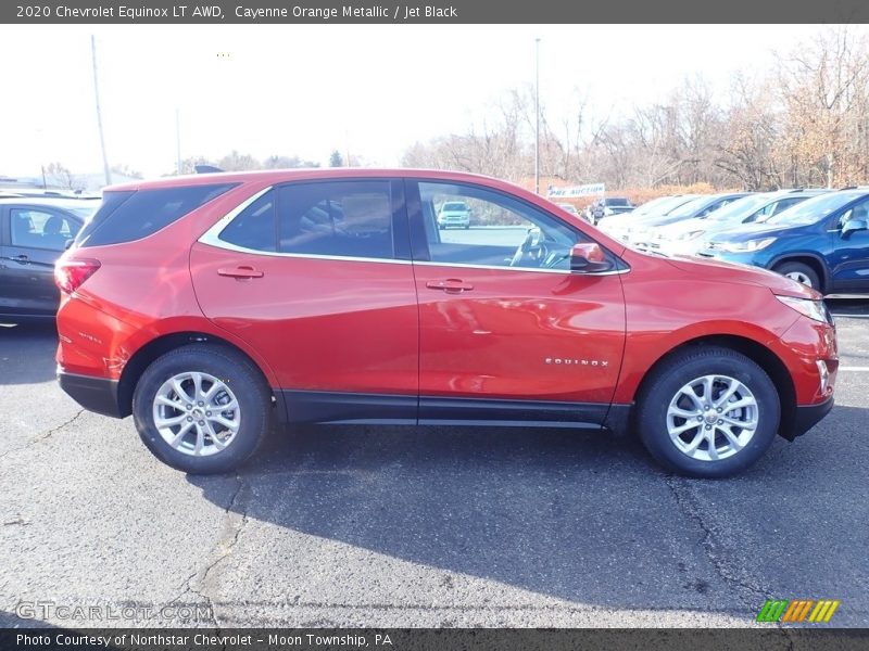 Cayenne Orange Metallic / Jet Black 2020 Chevrolet Equinox LT AWD