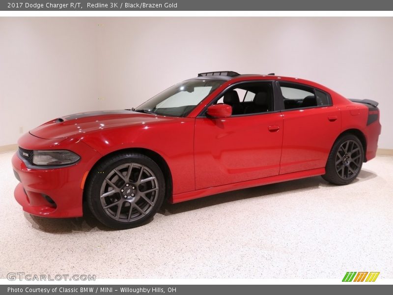 Redline 3K / Black/Brazen Gold 2017 Dodge Charger R/T
