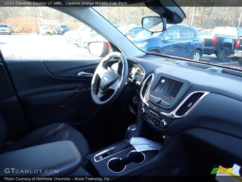 Cayenne Orange Metallic / Jet Black 2020 Chevrolet Equinox LT AWD