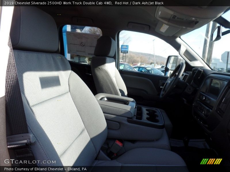 Red Hot / Dark Ash/Jet Black 2019 Chevrolet Silverado 2500HD Work Truck Double Cab 4WD